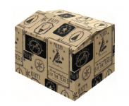 HAMPER BOX BEIGE 59X39X30CM X15(81522)