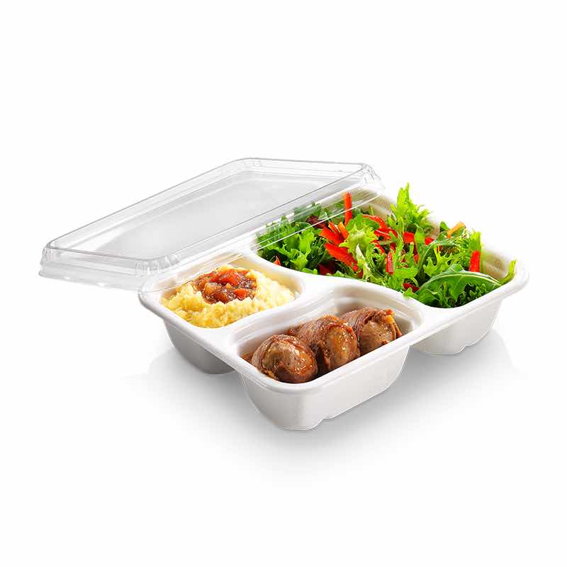 NATURESSE MEALTRAY 1050ML 3C WH X250
